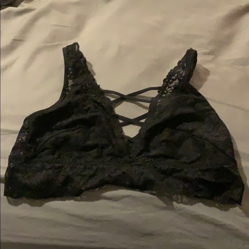 Victoria Secret Pink Black Bralette